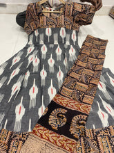 Load image into Gallery viewer, Ikkat Kalamkari Cotton Kurti
