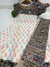 Load image into Gallery viewer, Ikkat Kalamkari Cotton Kurti