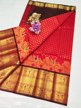 Load image into Gallery viewer, Kuppatam Kanchi Plate Silk Sarees - Sheetal Fashionzz
