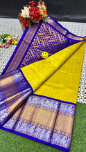 Load image into Gallery viewer, Kuppatam Kanchi Plate Silk Sarees - Sheetal Fashionzz