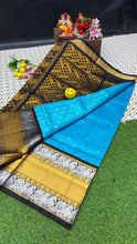 Load image into Gallery viewer, Kuppatam Kanchi Plate Silk Sarees - Sheetal Fashionzz