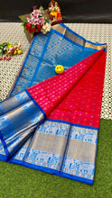 Load image into Gallery viewer, Kuppatam Kanchi Plate Silk Sarees - Sheetal Fashionzz
