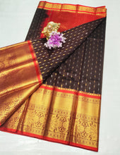 Load image into Gallery viewer, Kuppatam Kanchi Plate Silk Sarees - Sheetal Fashionzz