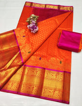 Load image into Gallery viewer, Kuppatam Kanchi Plate Silk Sarees - Sheetal Fashionzz