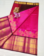 Load image into Gallery viewer, Kuppatam Kanchi Plate Silk Sarees - Sheetal Fashionzz
