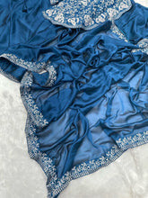 Load image into Gallery viewer, Ready To Wear Saree With Embroidery Saree With Half Koti Design