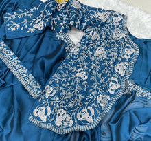 Load image into Gallery viewer, Ready To Wear Saree With Embroidery Saree With Half Koti Design