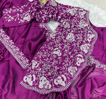 Load image into Gallery viewer, Ready To Wear Saree With Embroidery Saree With Half Koti Design