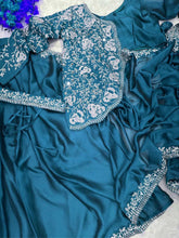 Load image into Gallery viewer, Ready To Wear Saree With Embroidery Saree With Half Koti Design