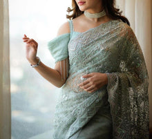 Load image into Gallery viewer, DESIGNER BUTTERFLY NET SEQUENCE EMBROIDERY