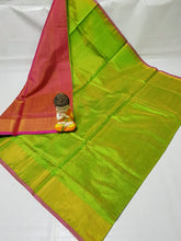 Load image into Gallery viewer, Uppada Tissue Silk kaddi sarees