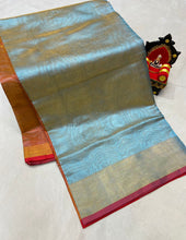 Load image into Gallery viewer, Uppada Tissue Silk kaddi sarees