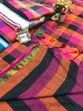 Load image into Gallery viewer, Akc office Wear Linen sarees