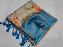 Load image into Gallery viewer, Softy silk Banarasi with digital print