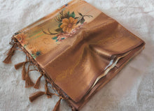 Load image into Gallery viewer, Softy silk Banarasi with digital print