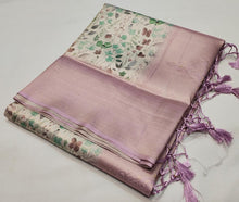Load image into Gallery viewer, Softy silk Banarasi with digital print