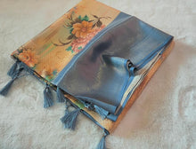 Load image into Gallery viewer, Softy silk Banarasi with digital print