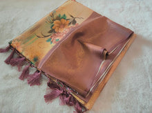 Load image into Gallery viewer, Softy silk Banarasi with digital print