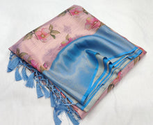 Load image into Gallery viewer, Softy silk Banarasi with digital print