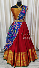 Load image into Gallery viewer, Traditional Narayanapeta lehanga Half Saree Sets