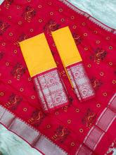 Load image into Gallery viewer, Mangalagiri Exclusive Pattu Kanchi Border Digital Printed Voni Lehanga Sets