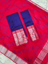 Load image into Gallery viewer, Mangalagiri Exclusive Pattu Kanchi Border Digital Printed Voni Lehanga Sets