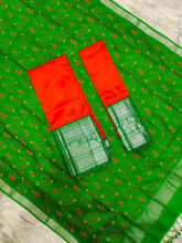 Load image into Gallery viewer, Mangalagiri Exclusive Pattu Kanchi Border Digital Printed Voni Lehanga Sets