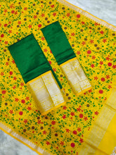 Load image into Gallery viewer, Mangalagiri Exclusive Pattu Kanchi Border Digital Printed Voni Lehanga Sets