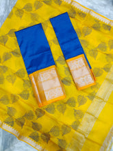 Load image into Gallery viewer, Mangalagiri Exclusive Pattu Kanchi Border Digital Printed Voni Lehanga Sets