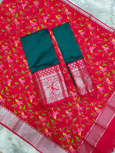 Load image into Gallery viewer, Mangalagiri Exclusive Pattu Kanchi Border Digital Printed Voni Lehanga Sets