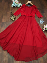 Load image into Gallery viewer, Sequence jacket gown