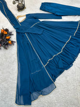 Load image into Gallery viewer, Georgette full sleeve anarkali gown