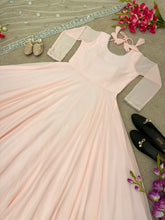 Load image into Gallery viewer, New Anarkali Faux Georgette Gown