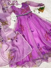 Load image into Gallery viewer, Organza printed Readymade Gown