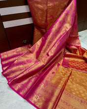 Load image into Gallery viewer, Banarasi tissue kanchipuram silk Saree*
