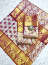 Load image into Gallery viewer, Anega TISSUE SILK SAREES