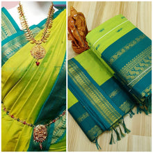 Load image into Gallery viewer, Kalyani cotton saree Lata Gadwal Paithani Sarees