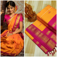 Load image into Gallery viewer, Kalyani cotton saree Lata Gadwal Paithani Sarees