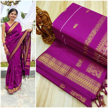 Load image into Gallery viewer, Kalyani cotton saree Lata Gadwal Paithani Sarees