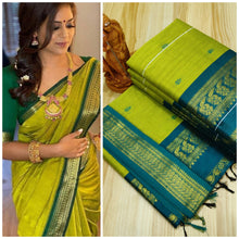 Load image into Gallery viewer, Kalyani cotton saree Lata Gadwal Paithani Sarees