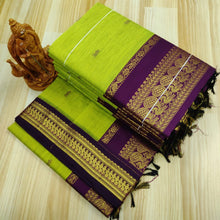 Load image into Gallery viewer, Kalyani cotton saree Lata Gadwal Paithani Sarees