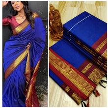 Load image into Gallery viewer, Kalyani cotton saree Lata Gadwal Paithani Sarees