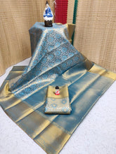 Load image into Gallery viewer, Anega Tissue Silk Sarees