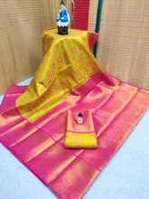 Load image into Gallery viewer, Anega Tissue Silk Sarees