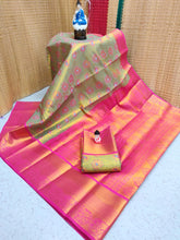 Load image into Gallery viewer, Anega Tissue Silk Sarees