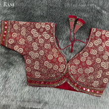Load image into Gallery viewer, SABYASACHI STYLE VELVET Readymade BLOUSE