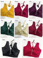 Load image into Gallery viewer, NEW Ruffle SILK PLEATED DESINGER BLOUSE