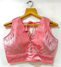 Load image into Gallery viewer, NEW Ruffle SILK PLEATED DESINGER BLOUSE*