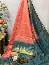 Load image into Gallery viewer, Akc Bhagalpuri Linen Sarees