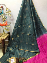Load image into Gallery viewer, Akc Bhagalpuri Linen Sarees